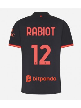 Ženski Nogometna dresi replika AC Milan Adrien Rabiot #12 Tretji 2026-27 Kratek rokav Ženski Nogometna dresi replika AC Milan Adrien Rabiot #12 Tretji 2026-27 Kratek rokav
